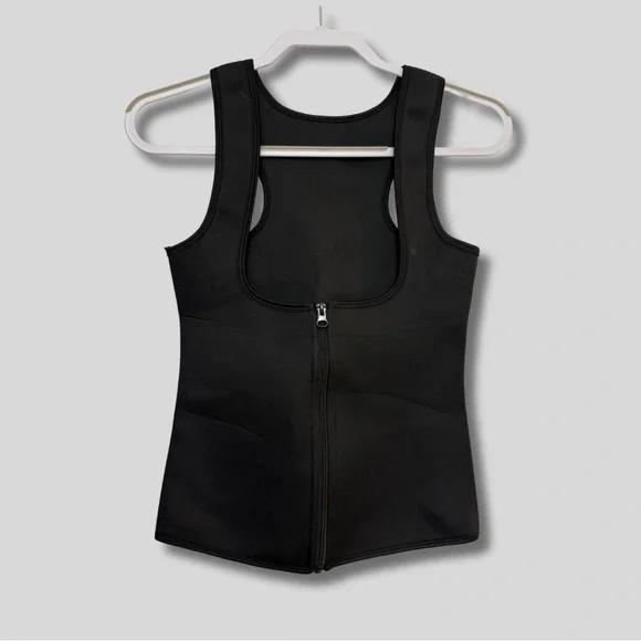 Neoprene Sauna Sweat Slimming Waist Trainer and Leggings Set - Picture 2 of 9